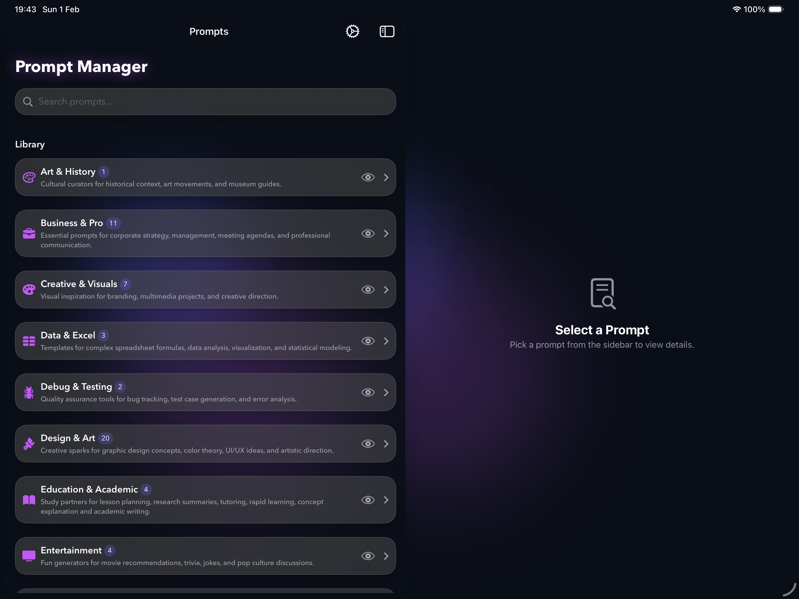 iPadOS — Dark Mode